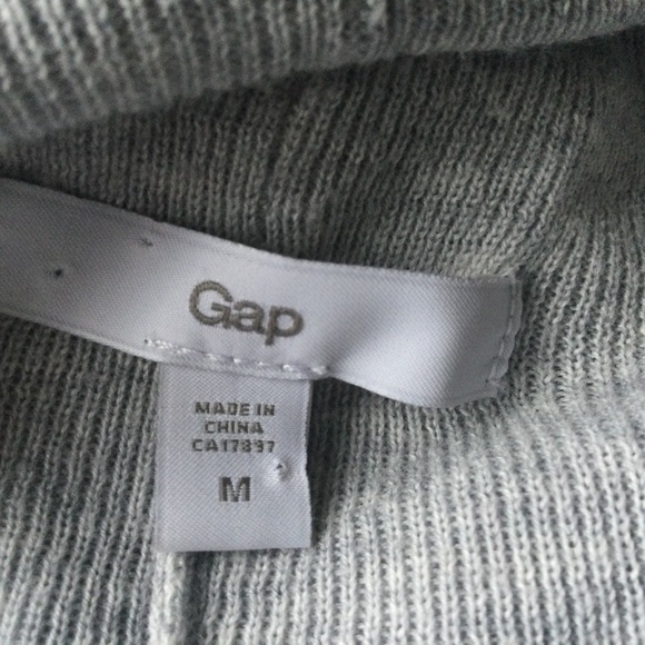 Gap Open Front Cotton gray Medium Cozy high low - Picture 5 of 11